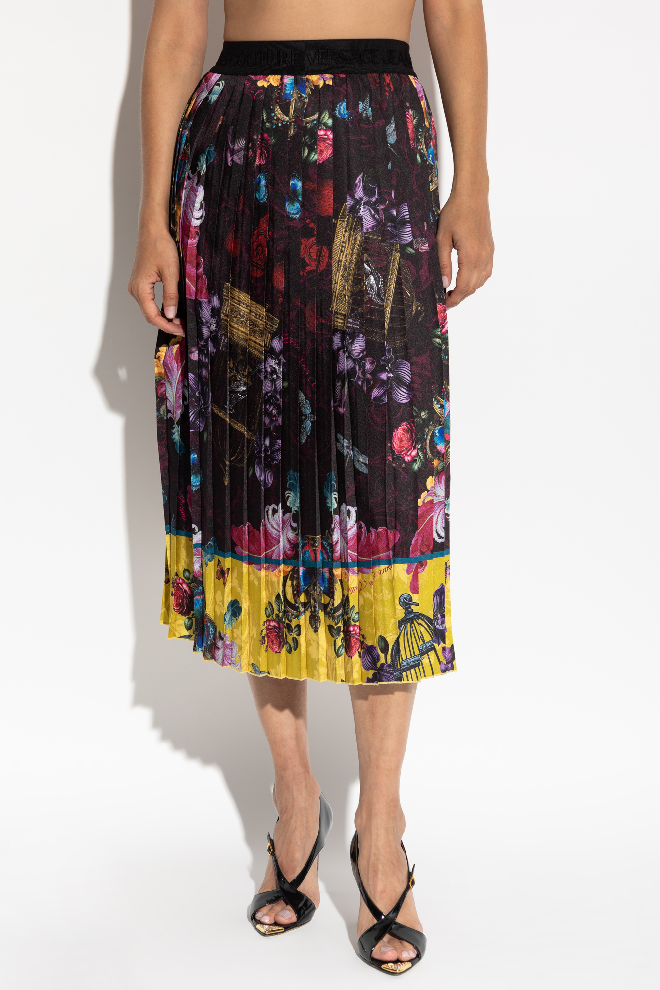 スカート VERSACE JEANS COUTURE Woman Skirt Multicolor 78HAE8P6JS475 Multicolour Pleated skirt Versace Jeans Couture - Vitkac GB
